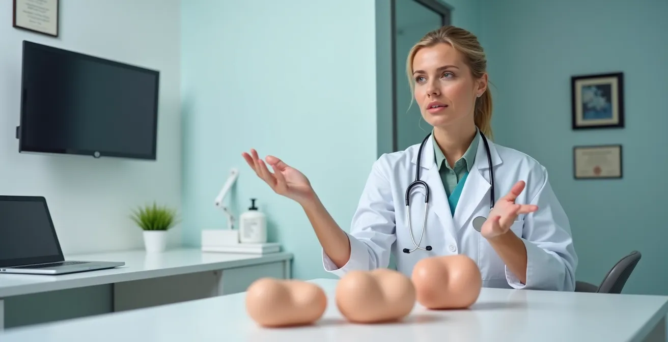 3D-Visualisierung verschiedener Implantatgrößen und deren Wirkung auf die Brustform