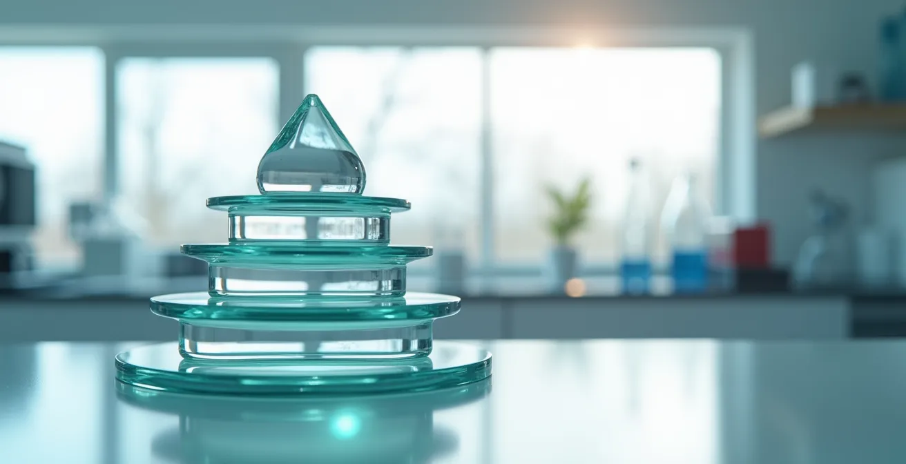 Visualisierung der Evidenzpyramide in der medizinischen Forschung, die die Hierarchie von Studientypen darstellt.