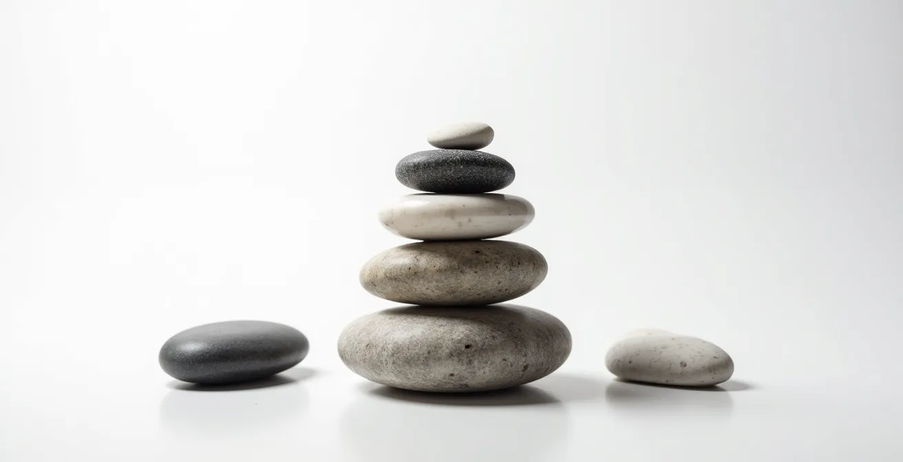 Die fünf Säulen des Wohlbefindens als Synergie-System dargestellt