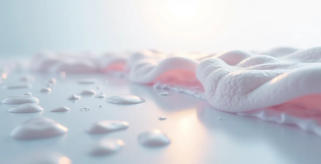 Medizinische Darstellung der hybriden Brustvergrößerungstechnik mit Eigenfett und Implantat