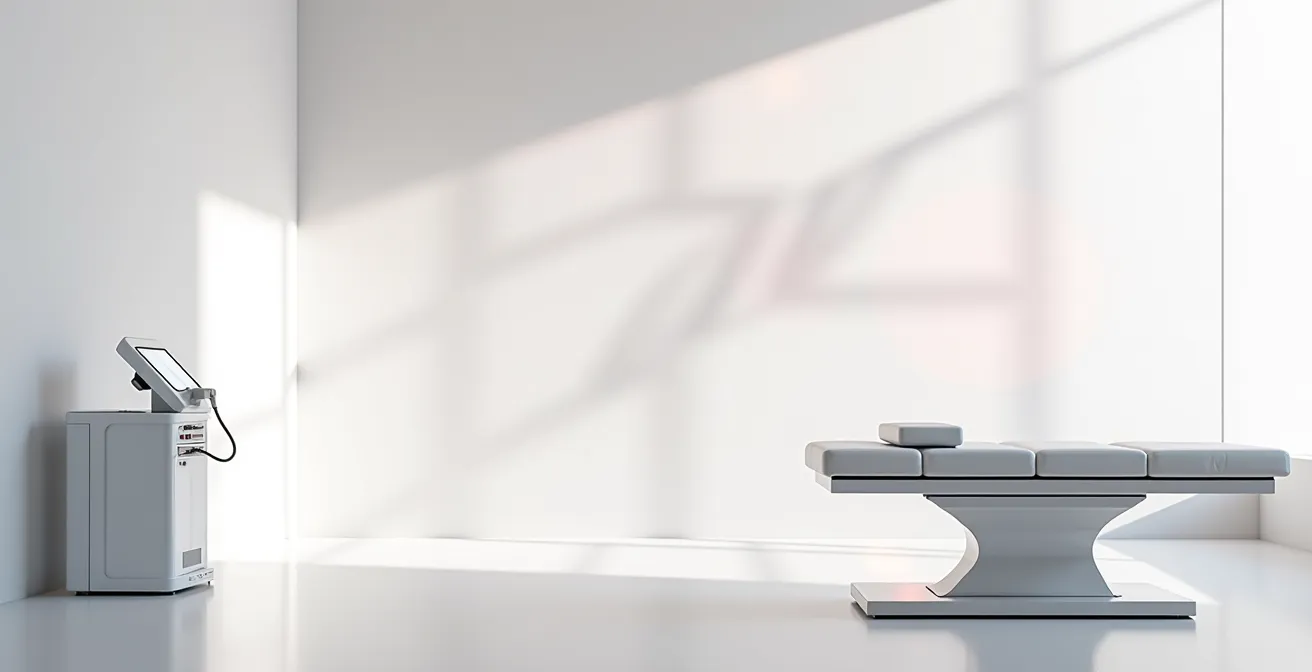 Moderne nicht-invasive Faltenbehandlung mit Laser