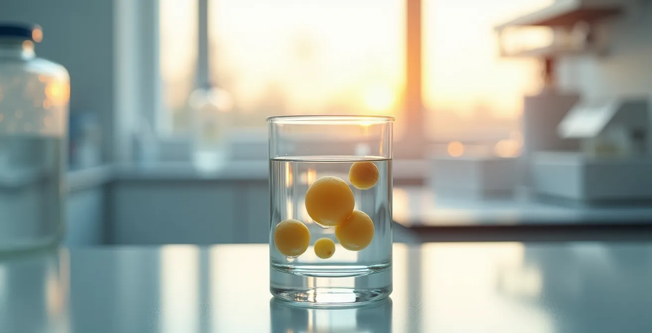 Mikroskopische Darstellung lebender Fettzellen für Lipotransfer