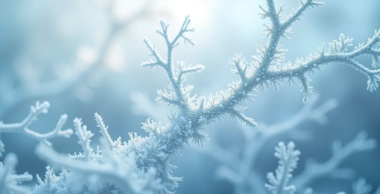 Abstrakte Darstellung der sensorischen Erholung nach Bruststraffung